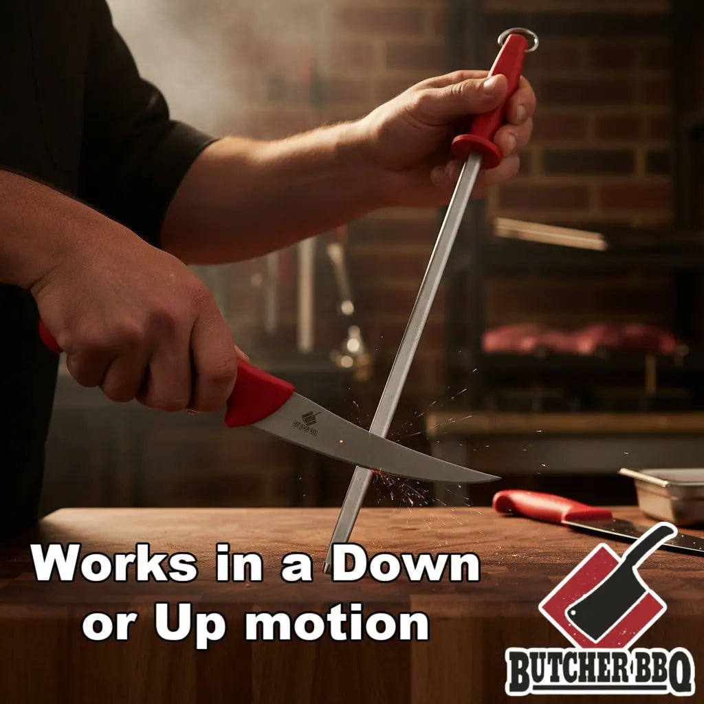 Butcher BBQ Knife Sharpening Steel