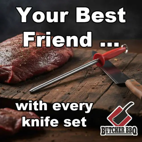 Butcher BBQ Knife Sharpening Steel