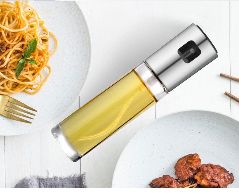 Oil Spray Bottle Dispenser Sprayer Olive