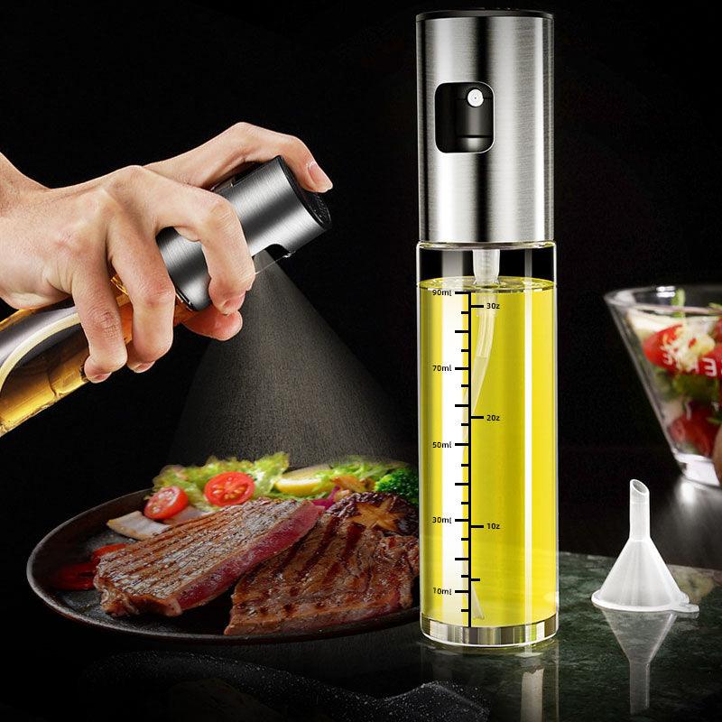 Oil Spray Bottle Dispenser Sprayer Olive