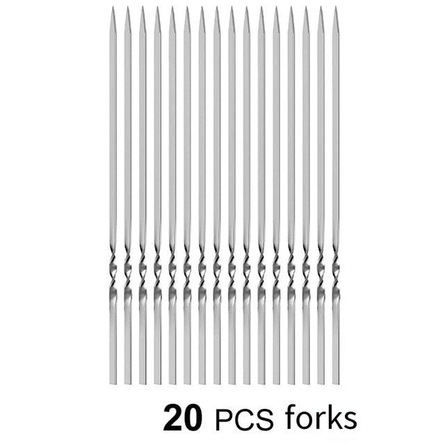 Stainless Steel Barbeque Skewers