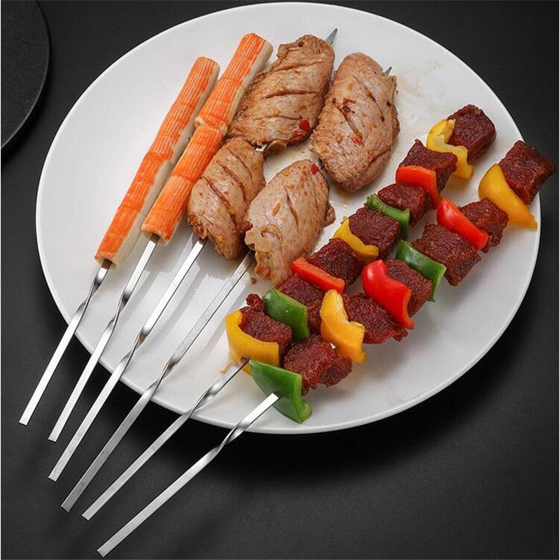 Stainless Steel Barbeque Skewers