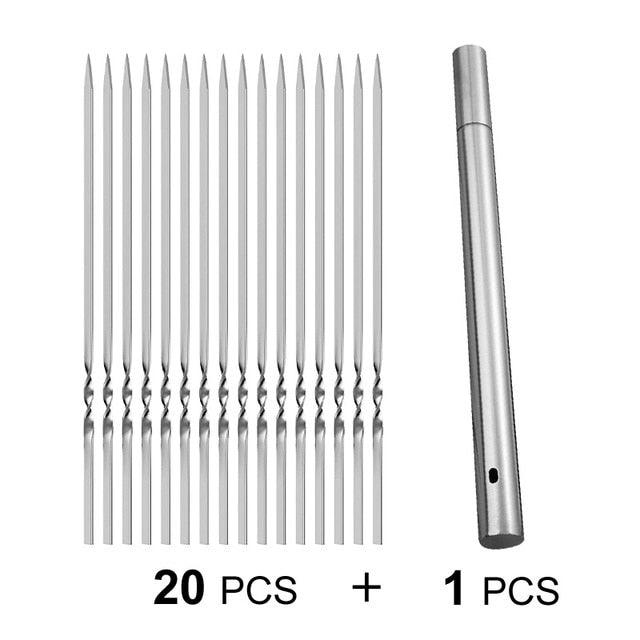 Stainless Steel Barbeque Skewers